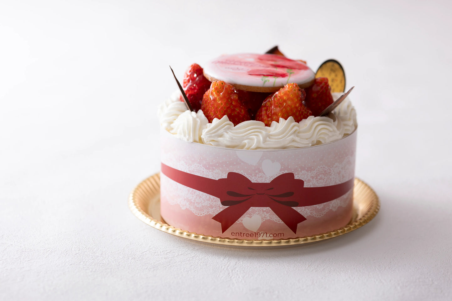 【母の日限定】　苺の生デコレーションケーキ