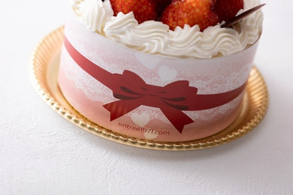 【母の日限定】　苺の生デコレーションケーキ