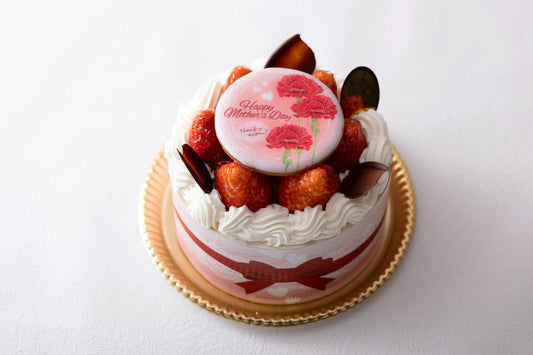 【母の日限定】　苺の生デコレーションケーキ
